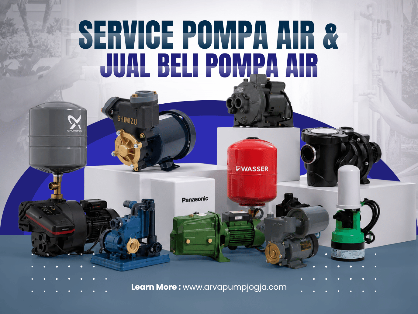 Arva Pump - Pompa Air Berkualitas dan Layanan 24 Jam!